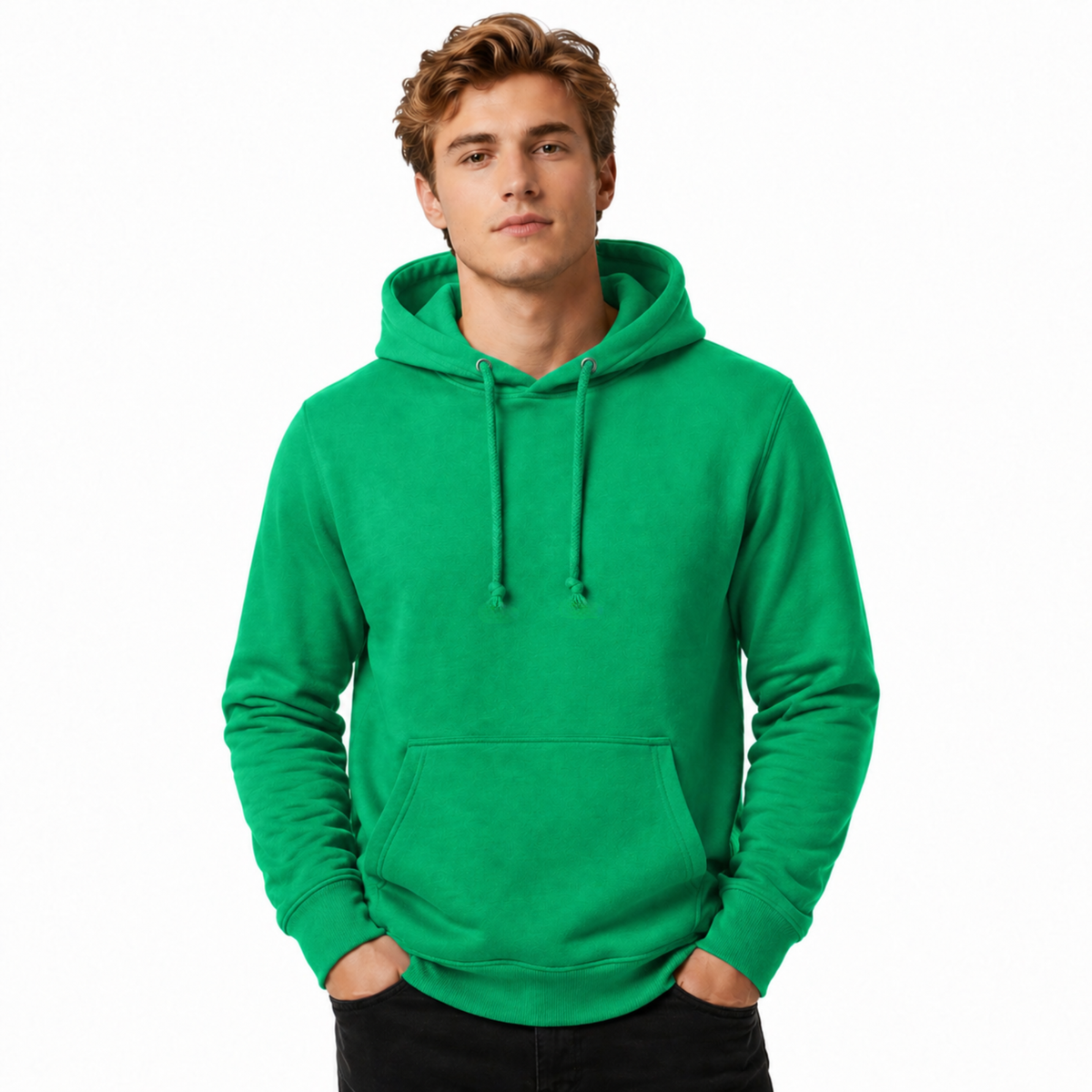 Men's Plain Hoodie | Casual Hoodie Jumper | Regular Fit