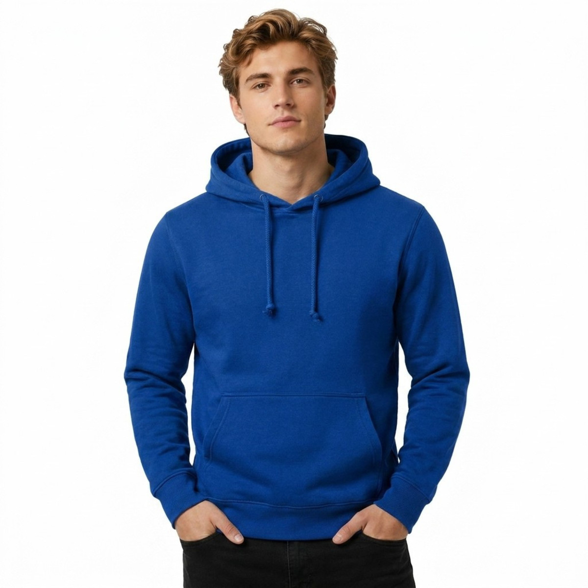 Men's Plain Hoodie | Casual Hoodie Jumper | Regular Fit