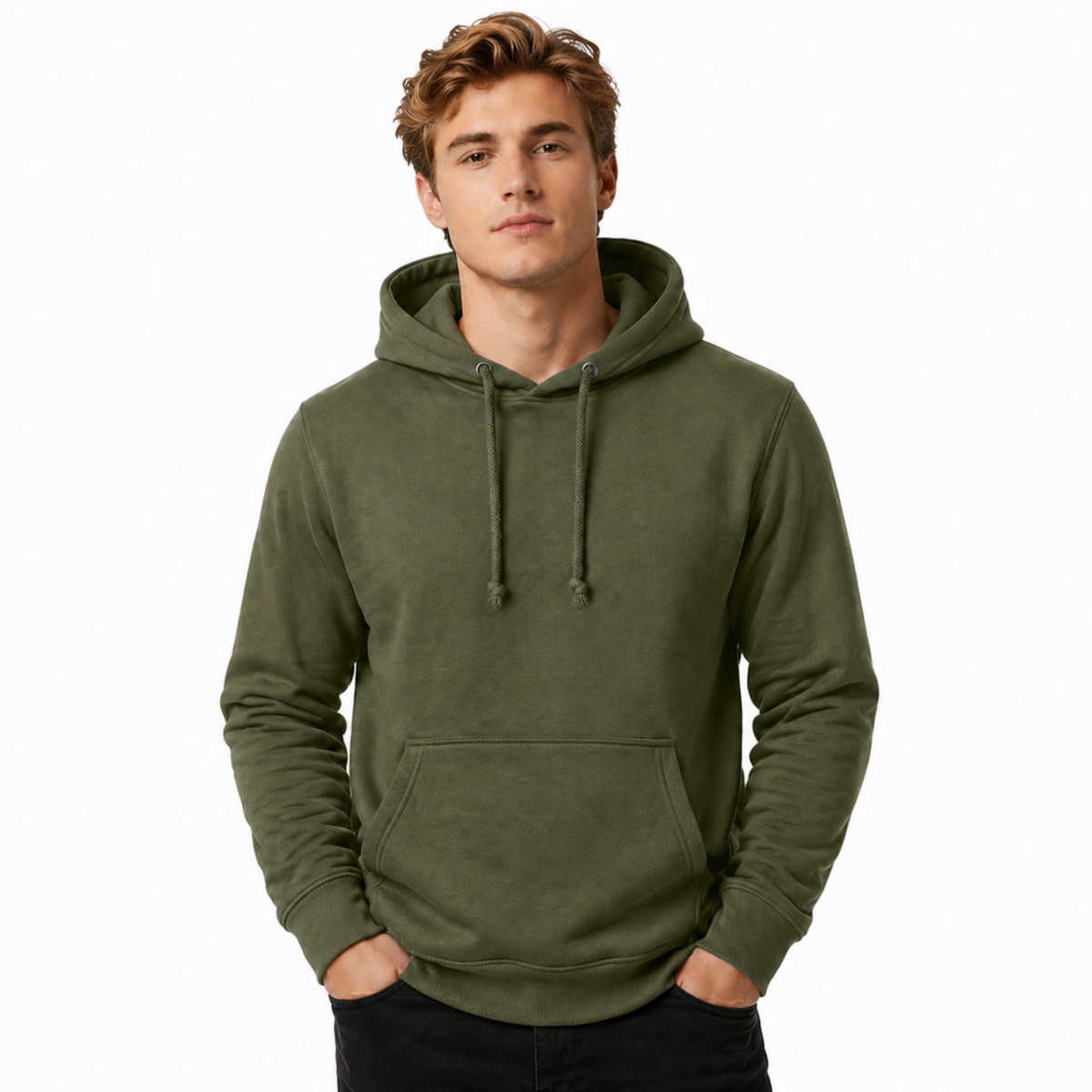Men's Plain Hoodie | Casual Hoodie Jumper | Regular Fit