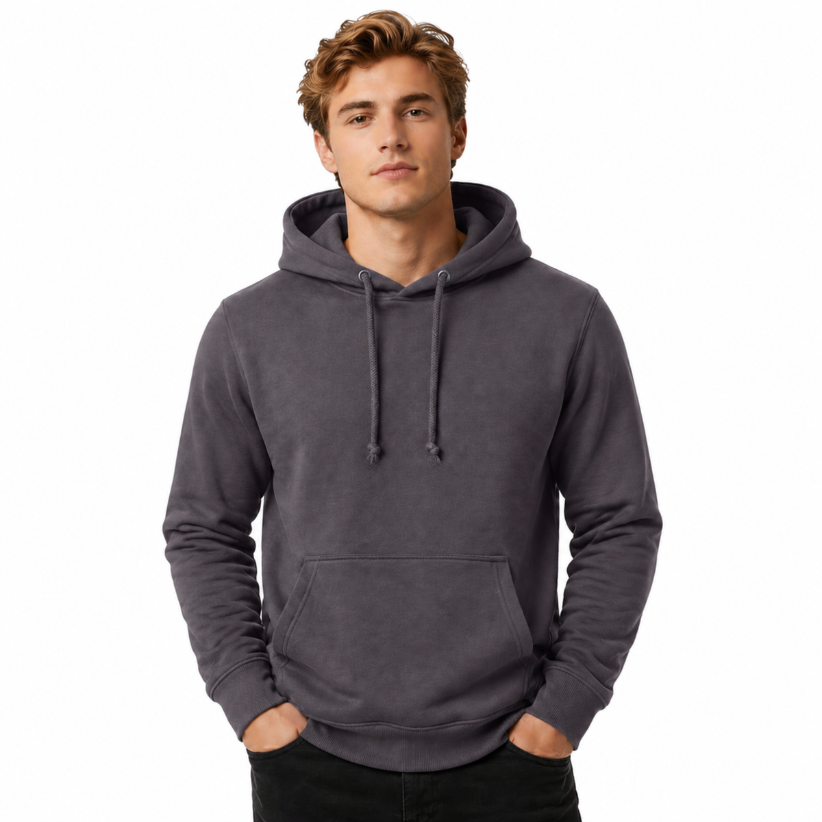 Men's Plain Hoodie | Casual Hoodie Jumper | Regular Fit