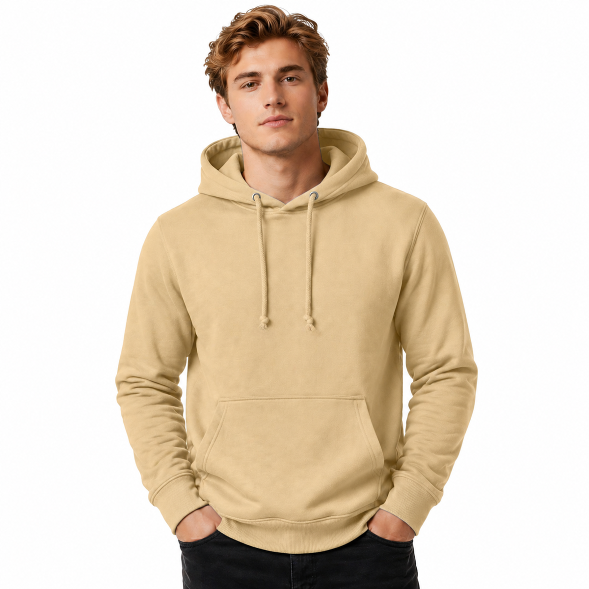 Men's Plain Hoodie | Casual Hoodie Jumper | Regular Fit