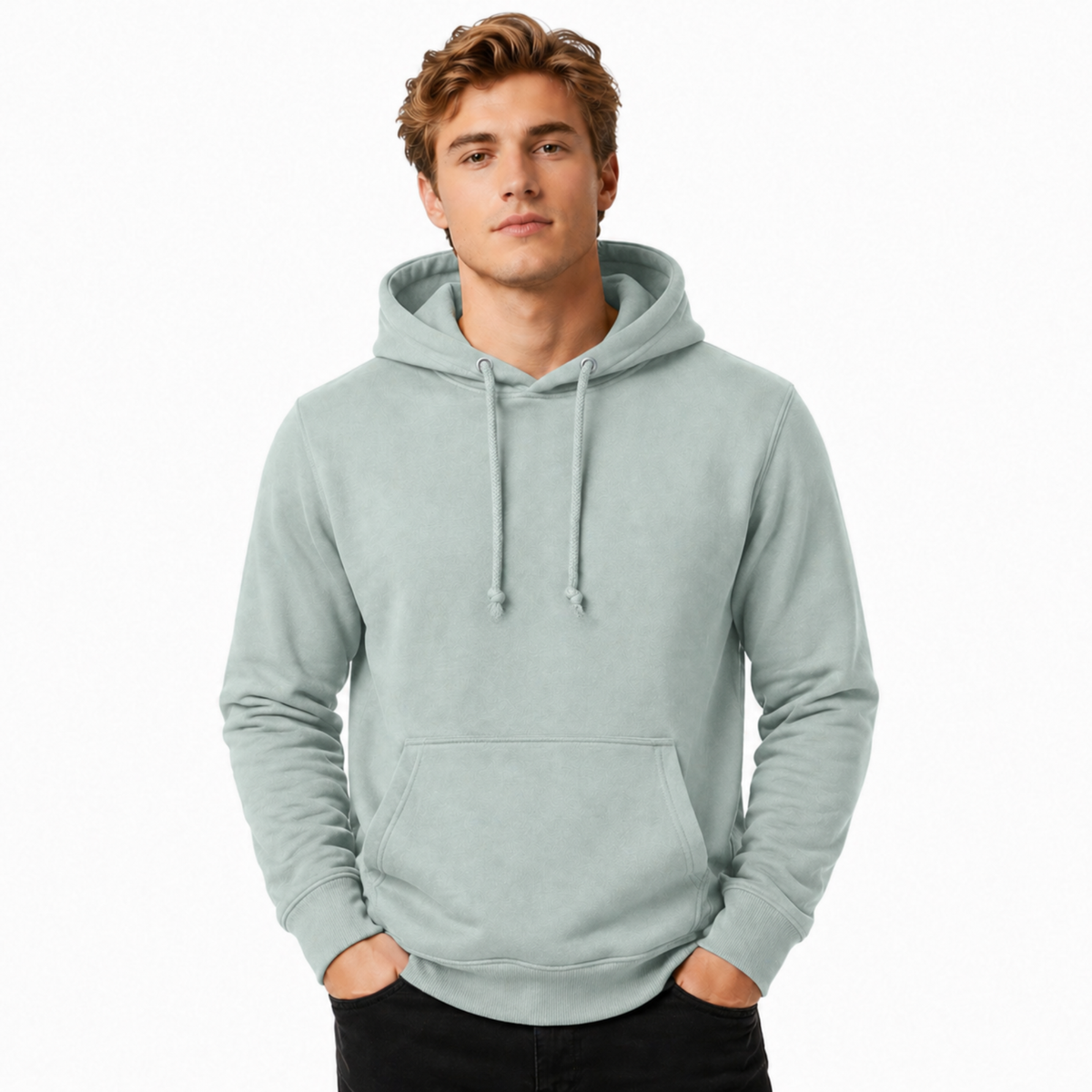 Men's Plain Hoodie | Casual Hoodie Jumper | Regular Fit