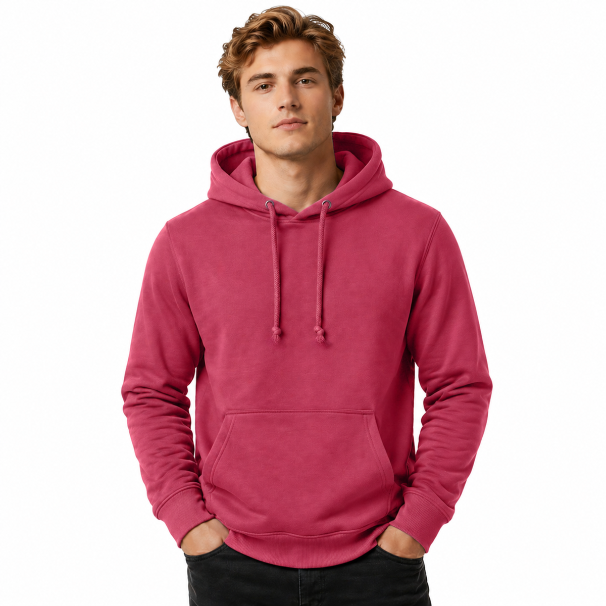 Men's Plain Hoodie | Casual Hoodie Jumper | Regular Fit