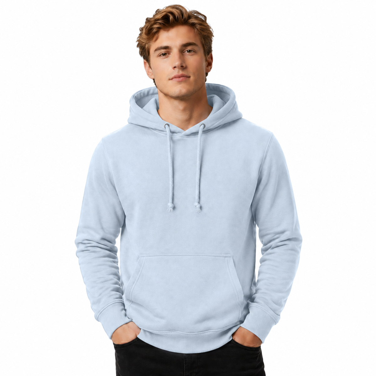 Men's Plain Hoodie | Casual Hoodie Jumper | Regular Fit