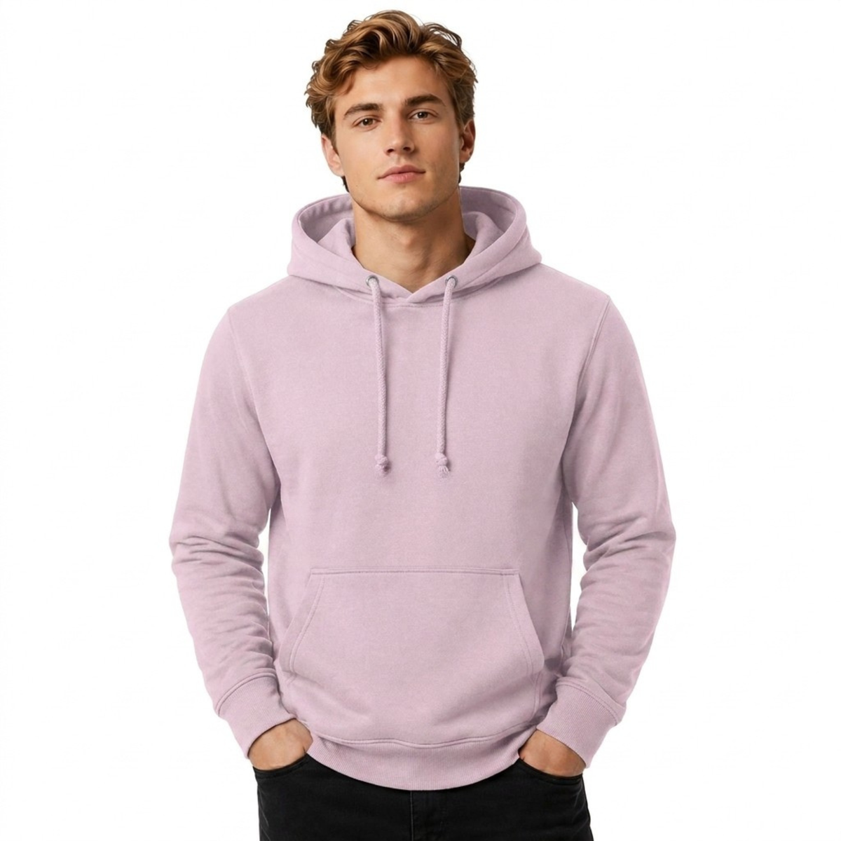 Men's Plain Hoodie | Casual Hoodie Jumper | Regular Fit