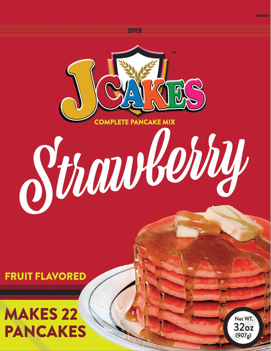J Cakes Strawberry Pancake Mix